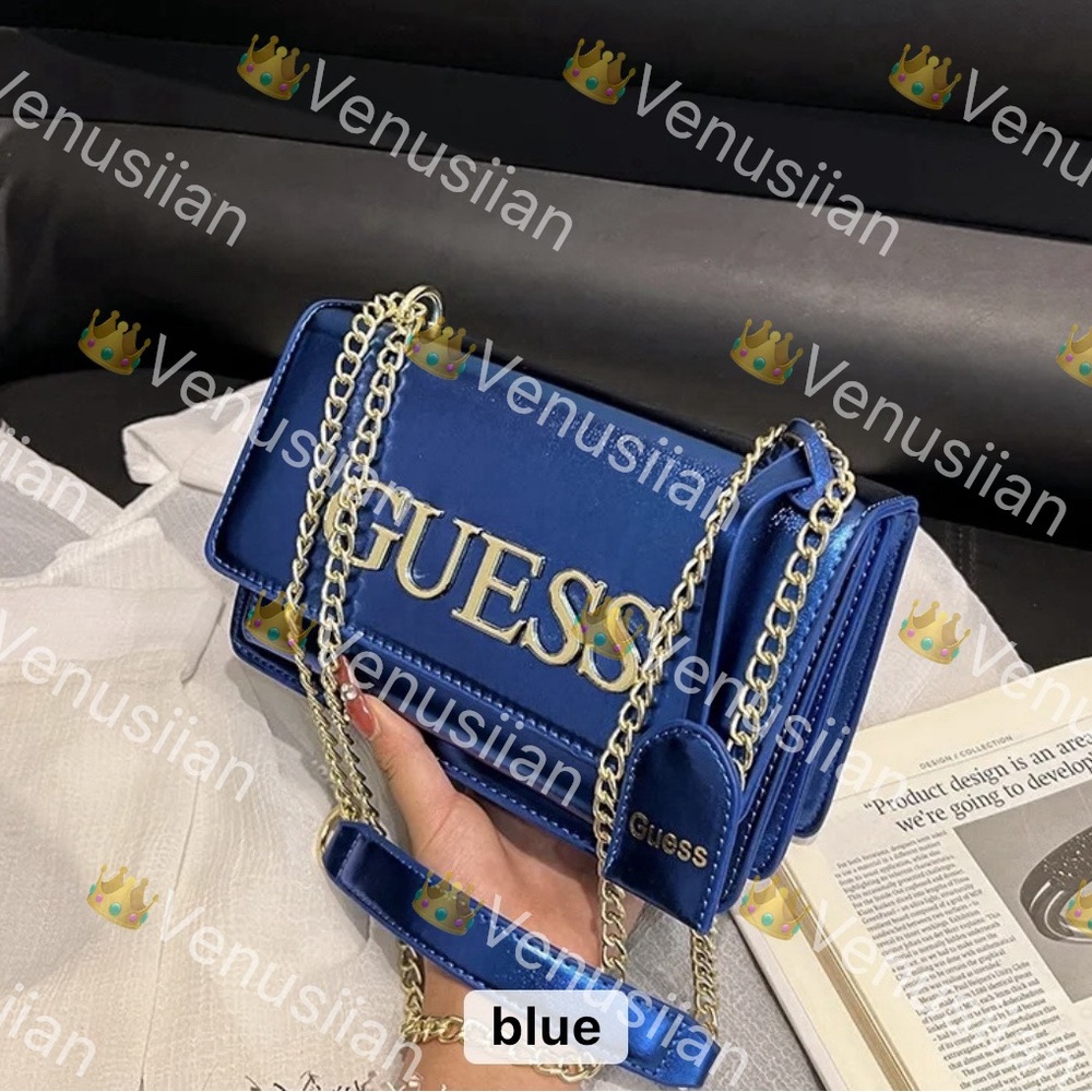 brand new blue gues bag
